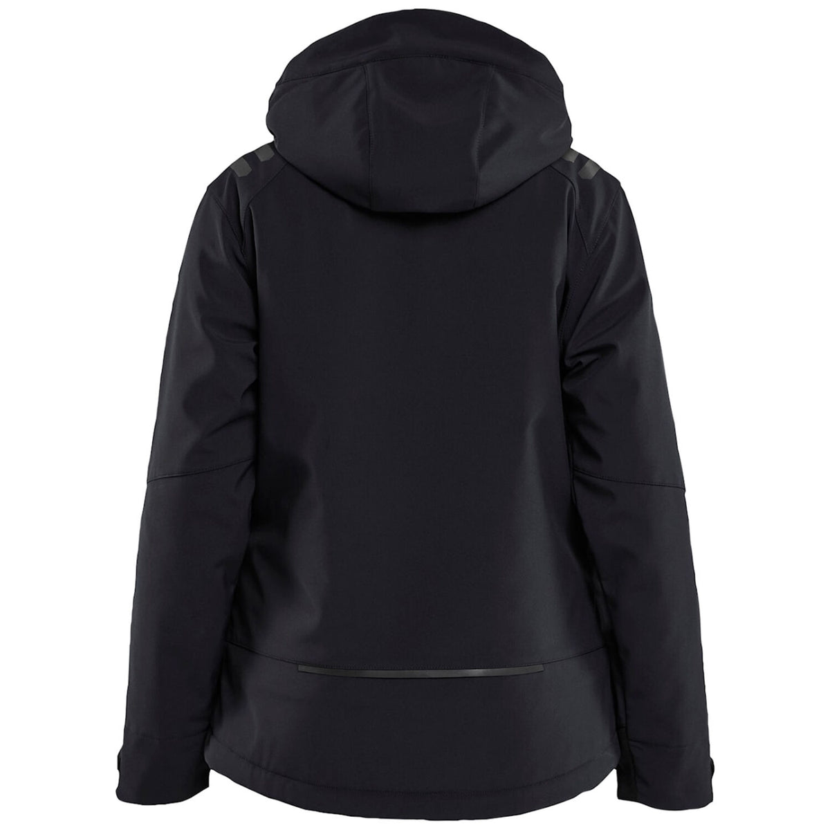 Blåkläder Damen Softshell Winterjacke – schwarz/rot
