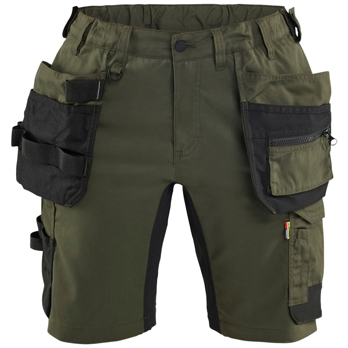 Blåkläder Damen 7133 Arbeitsshorts – waldgrün/schwarz