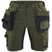 Blåkläder Damen 7133 Arbeitsshorts – waldgrün/schwarz