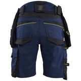 Blåkläder Damen 7175 Arbeitsshorts Striker – dunkelmarine/gelb