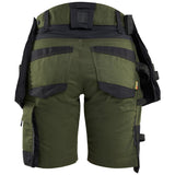 Blåkläder Damen 7175 Arbeitsshorts Striker – waldgrün/schwarz