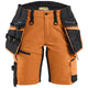Blåkläder Damen 7175 Arbeitsshorts Striker – rost/schwarz
