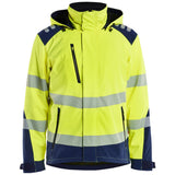 Blåkläder 4400 Blakläd Warnschutz Shoftshell Winterjacke – gelb/marine
