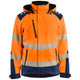 Blåkläder 4400 Blakläd Warnschutz Shoftshell Winterjacke – orange/marine