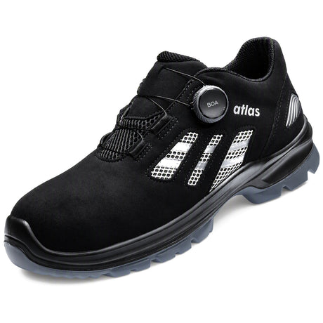 Atlas Flash 3200 BOA S1 Sicherheitshalbschuhe schwarz – schwarz