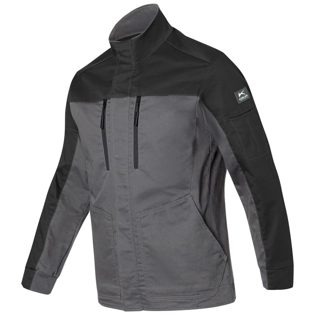 Kübler Reforce Stretch-Bundjacke – dunkelgrau/schwarz