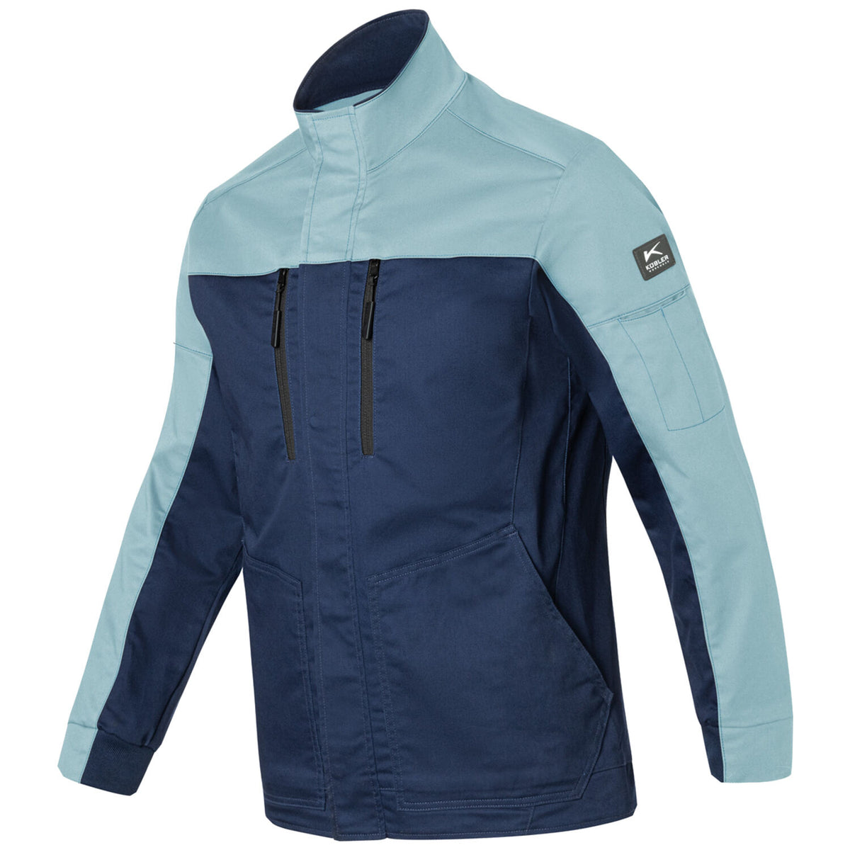 Kübler Reforce Stretch-Bundjacke – marine/himmelblau