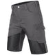 Kübler Reforce Stretch-Shorts – dunkelgrau/schwarz