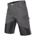Kübler Reforce Stretch-Shorts – dunkelgrau/schwarz