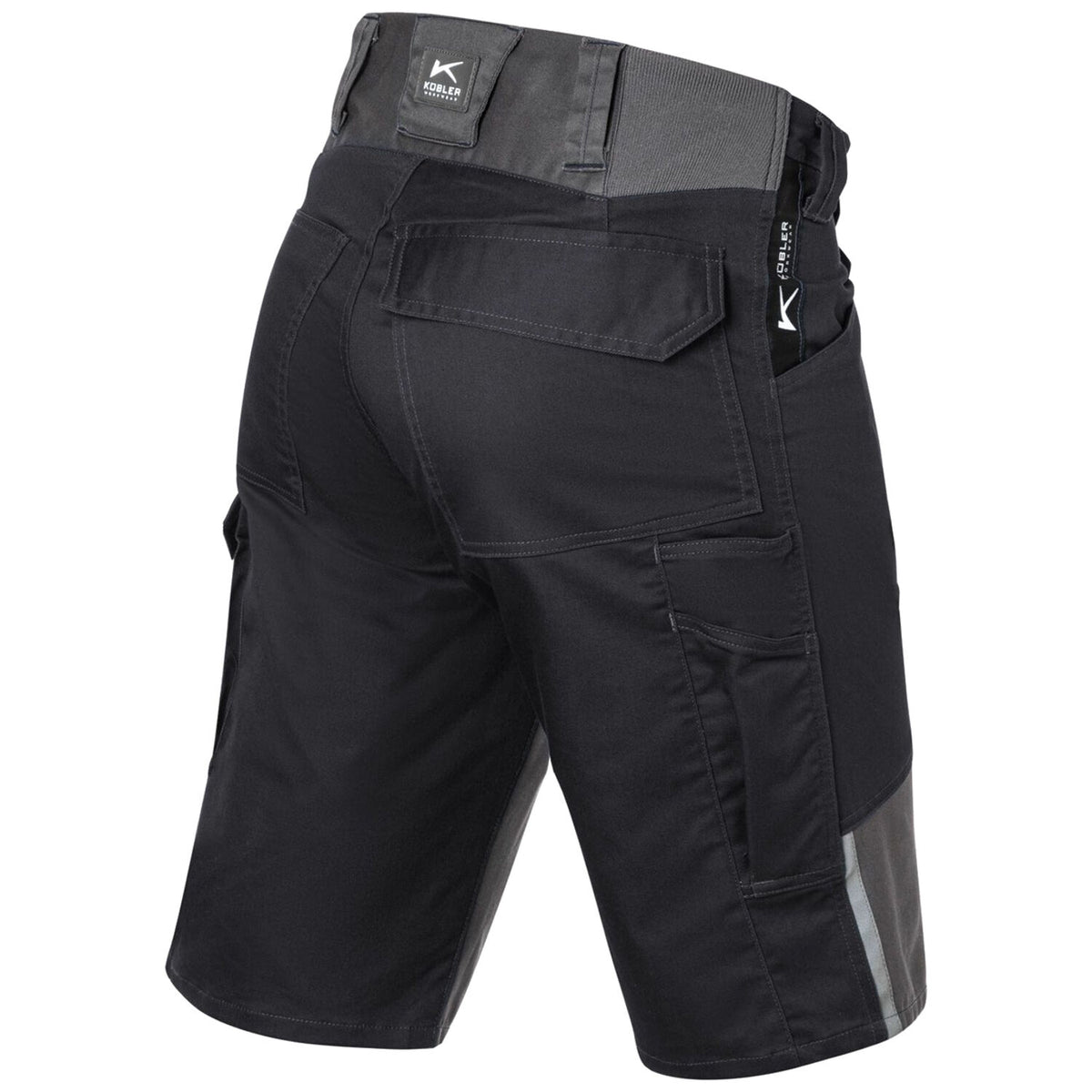 Kübler Reforce Stretch-Shorts – schwarz/dunkelgrau