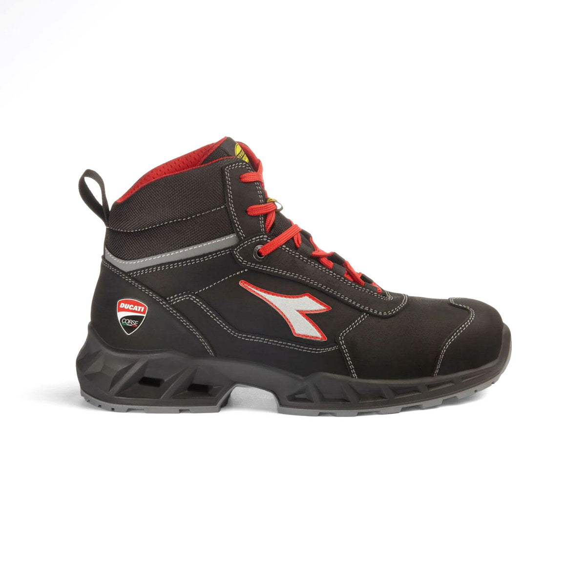 Diadora Shark Engine MID S3S Hochschuhe schwarz – schwarz