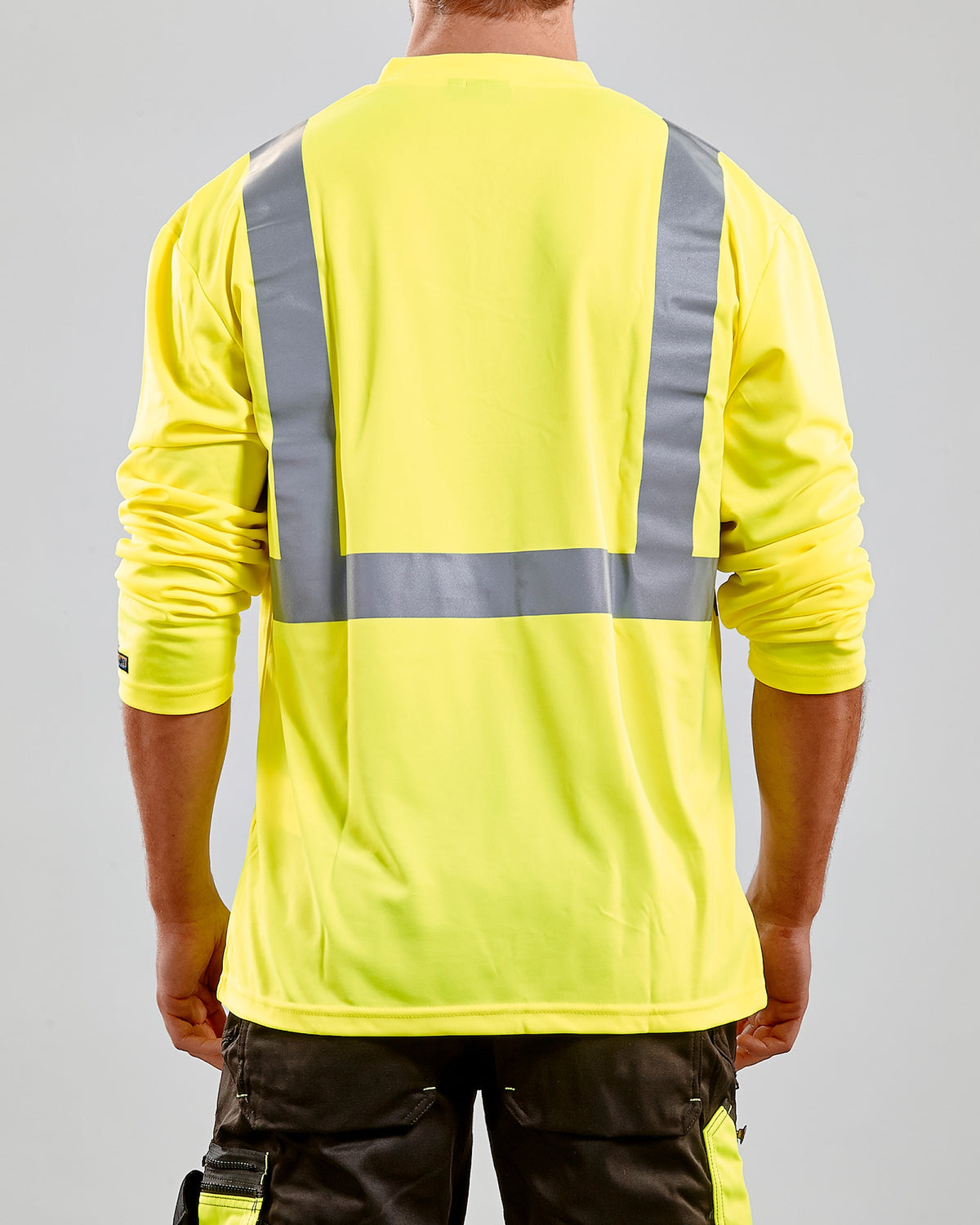 Blåkläder 3383 Warnschutz Langarmshirt UV-Schutz – gelb