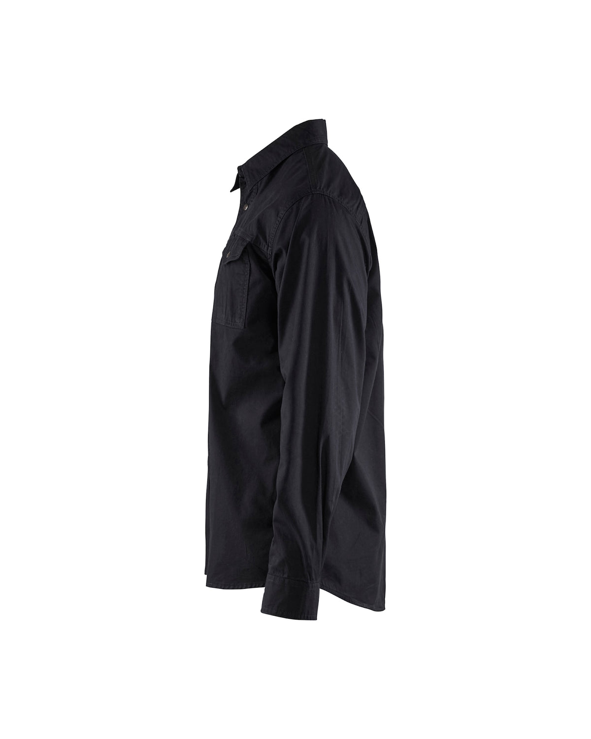 Blåkläder 3297 langarm Baumwoll-Arbeitshemd – schwarz