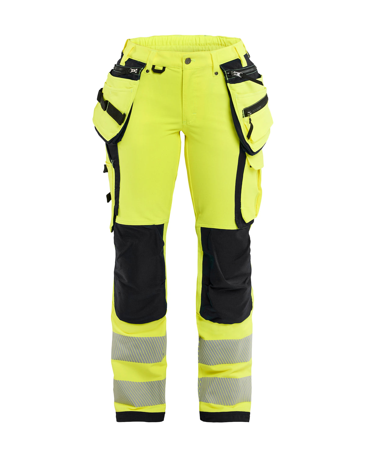 Blåkläder Damen 7197 Warnschutz Stretch Handw.hose – gelb/schwarz