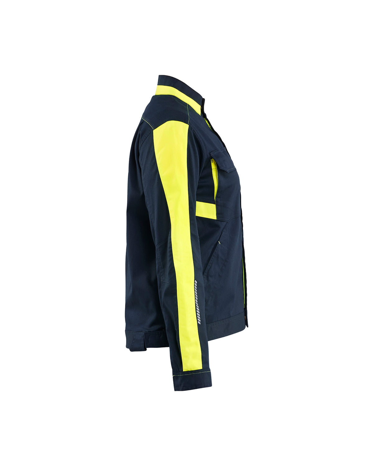 Blåkläder Damen 4443 Industrie Stretch Bundjacke – dunkelmarine/gelb