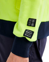Blåkläder 3461 Multinorm Sweatjacke Kl. 2 gelb – gelb