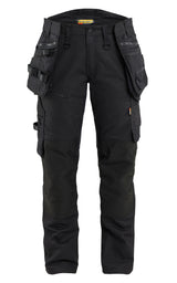 Blåkläder Damen Stretch 7170 Arbeitshose – schwarz/schwarz
