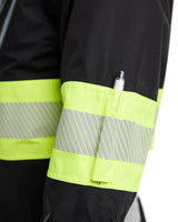 Blåkläder Damen 4430 Warnschutz Regenjacke Kl. 1 – schwarz/gelb