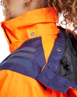 Blåkläder Damen 4436 Warnschutz Regenjacke Kl. 2 – orange/marine