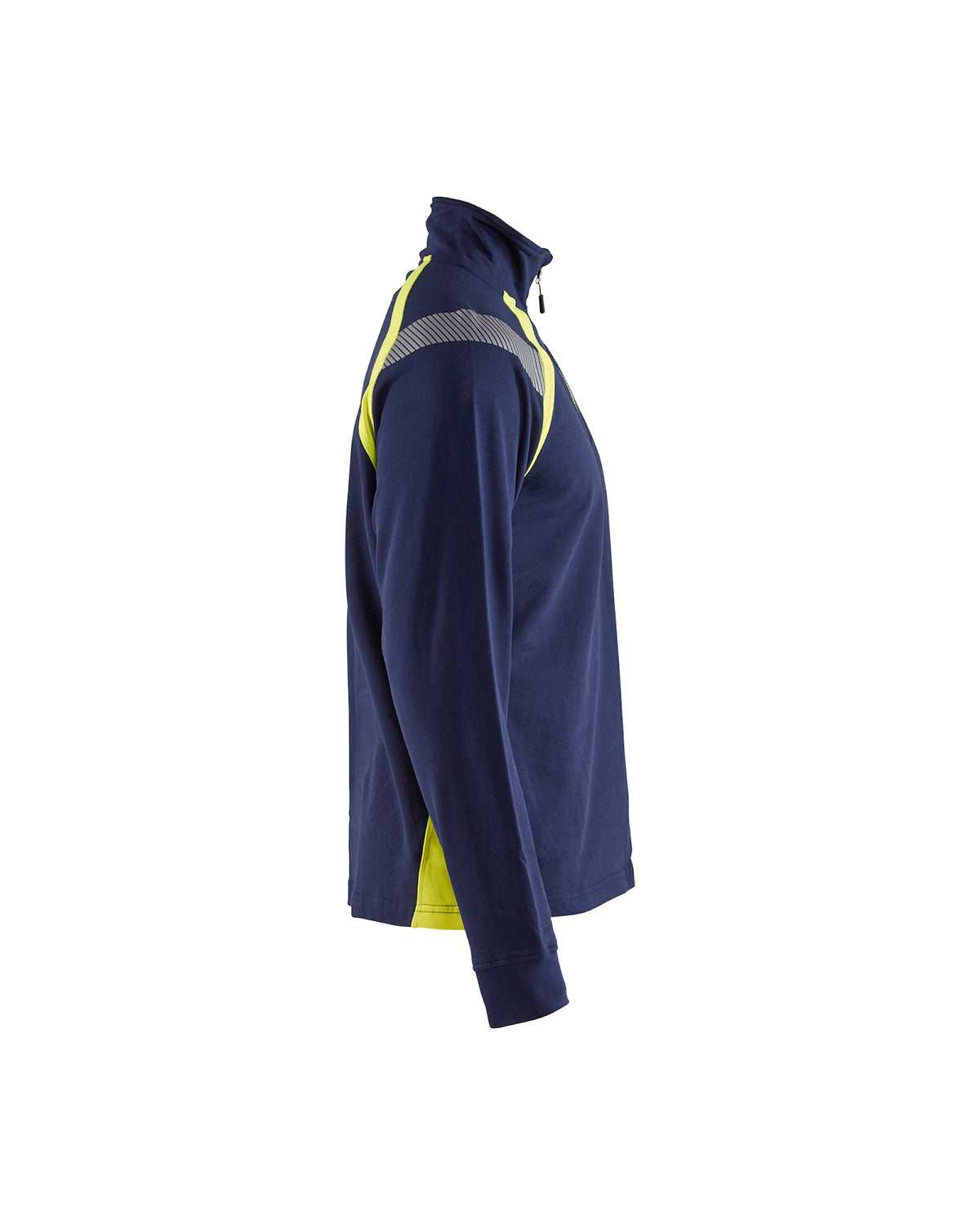 Blåkläder 3432 Zip-Sweatshirt – marine/gelb