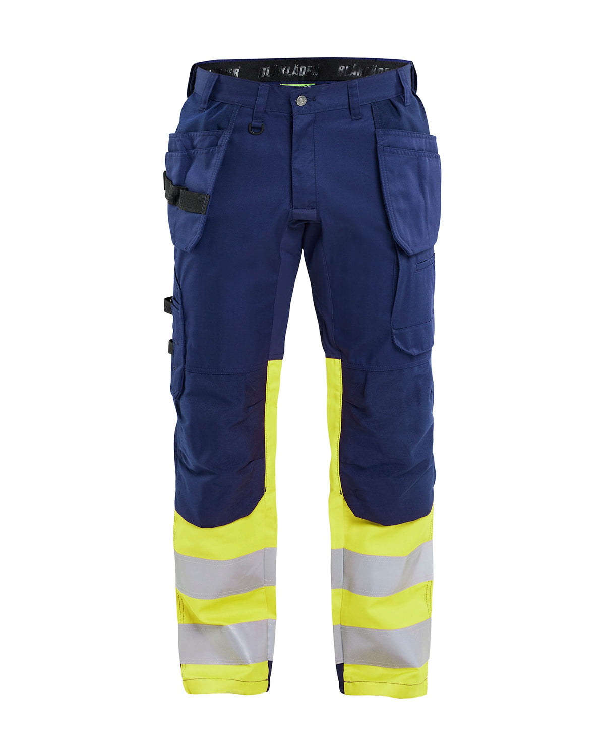 Blåkläder 1558 Warnschutz Stretch Handwerkerhose – marine/gelb