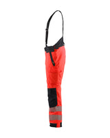 Blåkläder 1875 Warnschutz Winterhose – rot/schwarz