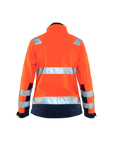 Blåkläder Damen 4902 Warnschutz Softshelljacke – orange/marine