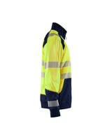 Blåkläder 3558 Warnschutz Sweatjacke – gelb/marine