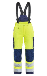 Blåkläder Damen 7885 Warnschutz-Winterhose – gelb/marine