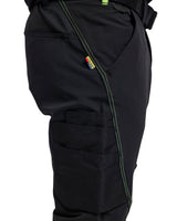 Blåkläder 1422 Stretch Servicehose – schwarz/gelb