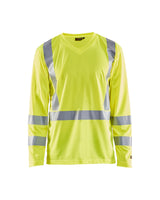 Blåkläder 3383 Warnschutz Langarmshirt UV-Schutz – gelb