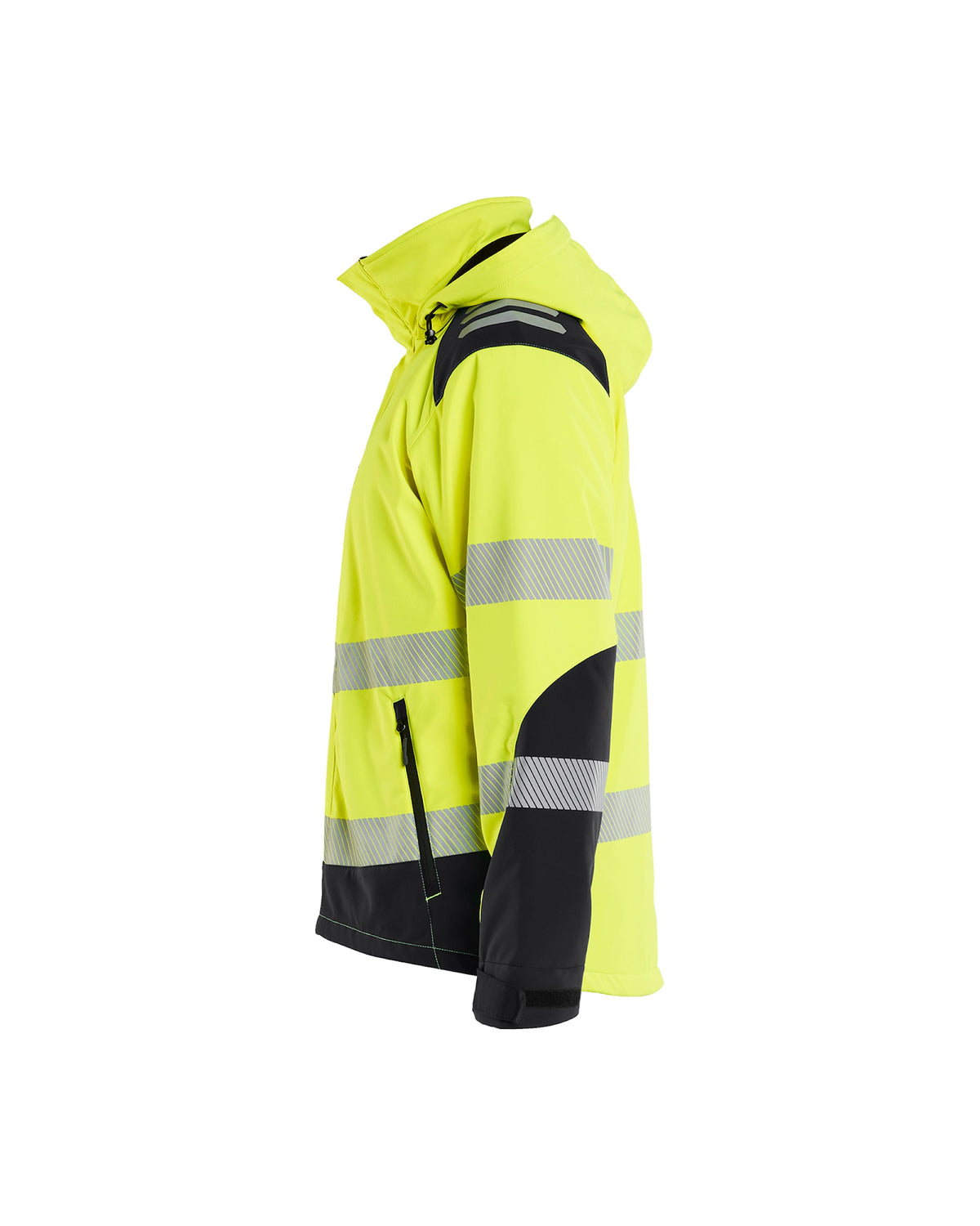 Blåkläder 4400 Blakläd Warnschutz Shoftshell Winterjacke – gelb/schwarz