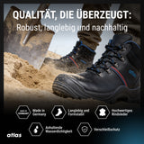Atlas Anatomic Bau 500 UK EN ISO20345 S3 Sicherheitsschuhe
