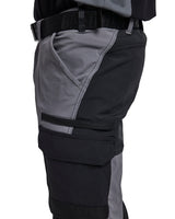 Blåkläder 1422 Stretch Servicehose – mittelgrau/schwarz