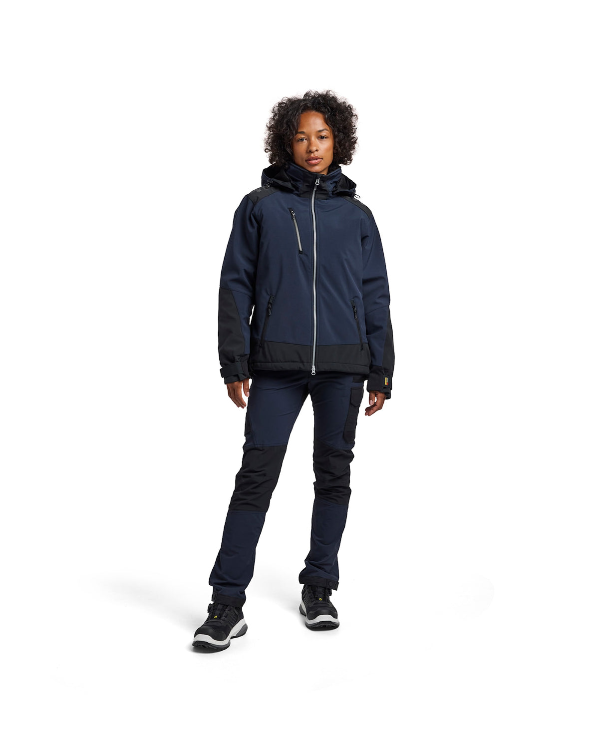 Blåkläder Damen Softshell Winterjacke – dunkelmarine/schwarz
