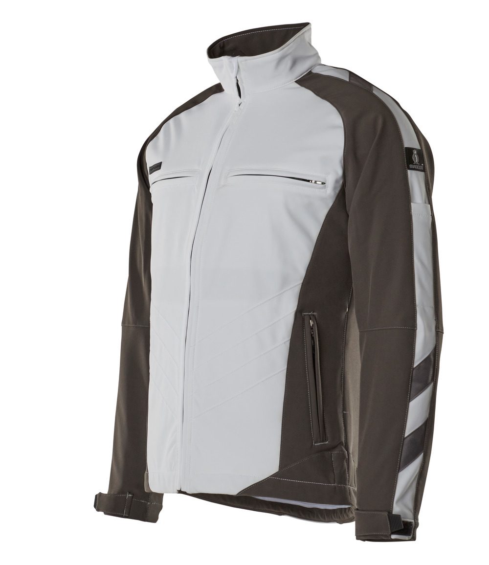 Mascot Dresden Unique zweifarbig Softshelljacke – weiß/anthrazit