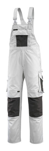 Mascot Augsburg Unique Latzhose – weiß/dunkelanthrazit