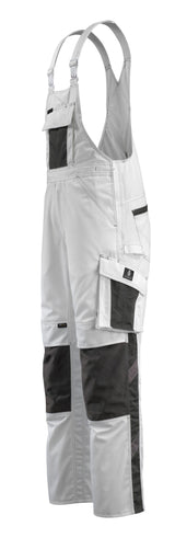 Mascot Augsburg Unique Latzhose – weiß/dunkelanthrazit