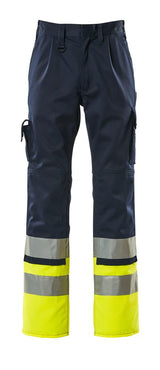 Mascot Patos Safe Compete Warnschutz Bundhose – marine/gelb