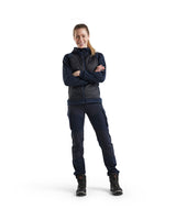 Blåkläder Damen 3464 Hybrid Sweatjacke – dunkelmarine/schwarz