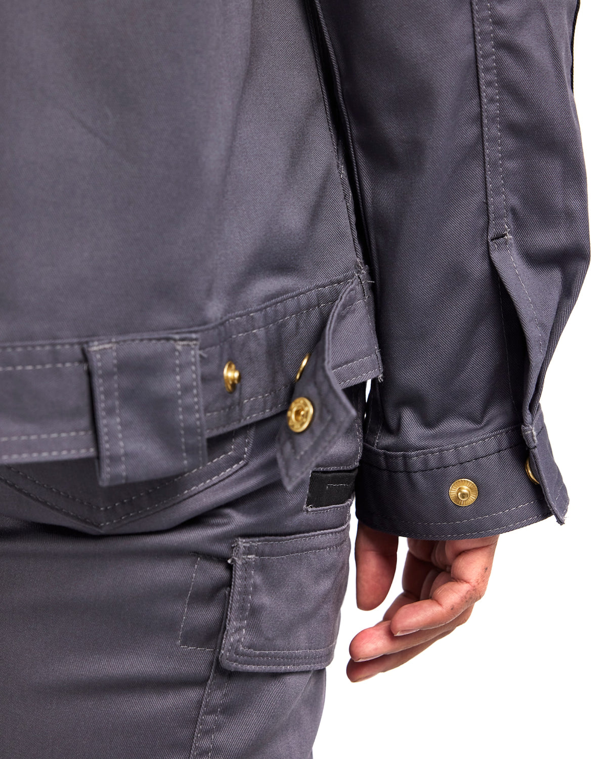 Blåkläder Damen 4443 Industrie Stretch Bundjacke – mittelgrau/schwarz