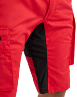 Blåkläder 1449 Service-Shorts Stretch – rot/schwarz