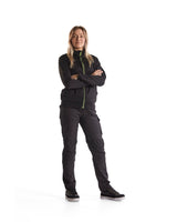 Blåkläder Damen 7195 Stretch Servicehose – schwarz/gelb