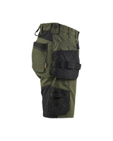 Blåkläder Damen 7133 Arbeitsshorts – waldgrün/schwarz