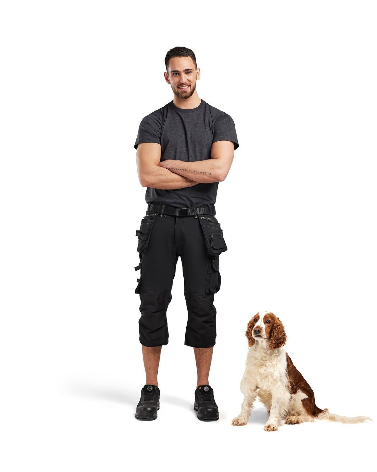 Blåkläder 1797 Stretch Handwerker-Piratenhose schwarz – schwarz