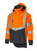 Mascot Harlow Safe Supreme zweif Warnschutzjacke – orange/schwarzblau