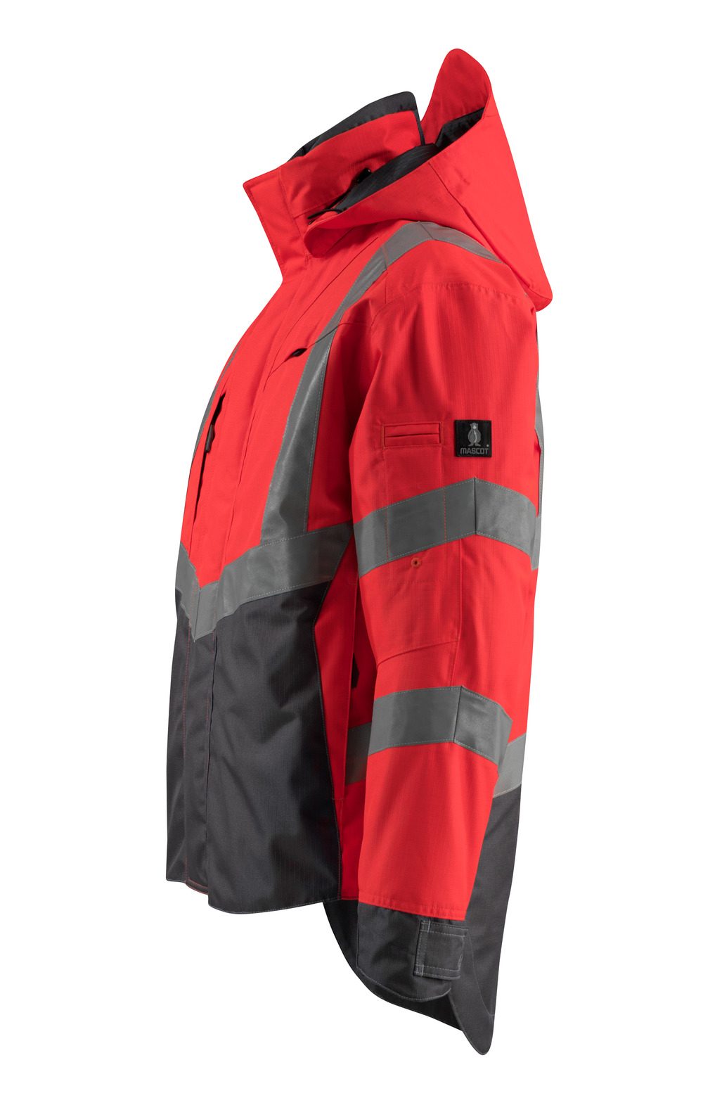 Mascot Harlow Safe Supreme zweif Warnschutzjacke – rot/anthrazit