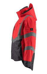 Mascot Harlow Safe Supreme zweif Warnschutzjacke – rot/anthrazit