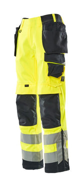 Mascot Wigan Safe Supreme Warnschutz Hose – gelb/schwarzblau