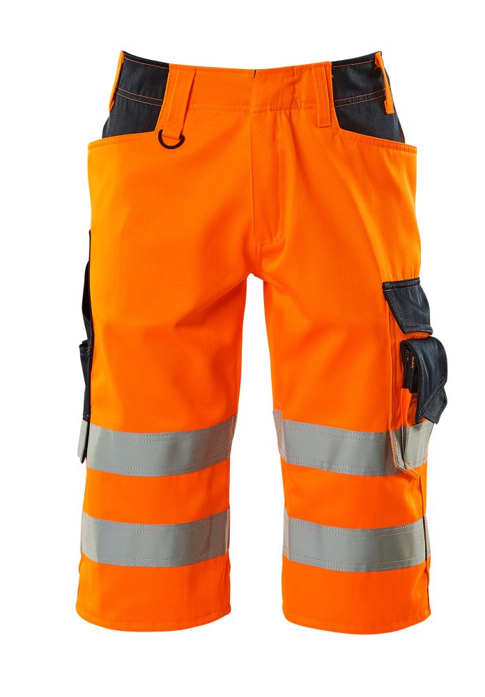 Mascot Luton Safe Supreme Warn-Piratenhose – orange/schwarzblau
